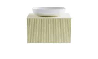 Тумба с раковиной Astra-Form М-40 4631177714733 70 см бежевый матовый